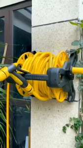 Hose Reel set 10M-35M Multi-Function High-Pressure Spray Nozzle for Car Wash & Garden watering
