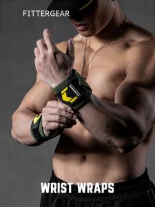 Fitness Wrist Support Band for Mens Push-ups Weight Lifting Training Protective Compression Arm Brace for Gym Exercise