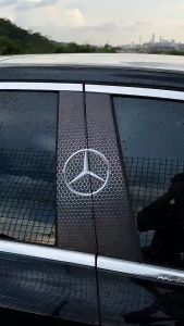 1 Pasang Sticker Pilar Mobil PET TOYOTA/HONDA/SUZUKI/MITSU Sticker Pilar Pintu Mobil Avanza Tahan Jemur