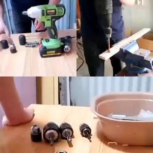 1Set Electric Drill Chuck Adapter 0.8-10mm Hand Drill Adaptor Drill Chuck Socket Adaptor Converter