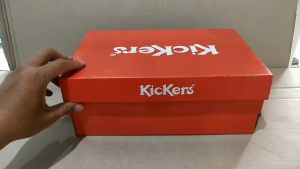 Sepatu kulit sepatu formal Kickers pantofel