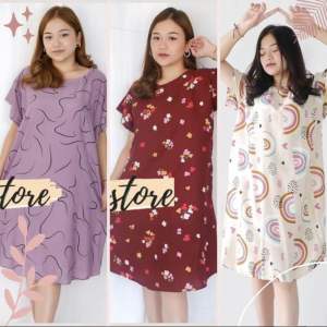 Dress Bali XL LD 110 / Daster Wanita Kekinian Motif Terbaru