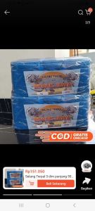 Selang Terpal lapisan plastik didalam nya ukuran 2.5dim/inc  25meter irigasi persawahan