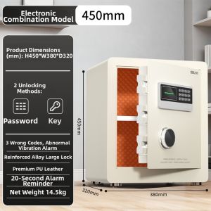 deli | Home Small Electronic Password Steel Safe