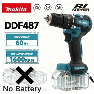 Makita DDF487 18V Brushless Electric Drill Rechargeable Lithium-ion Hammer Screwdriver Portable 10mm Power Tool