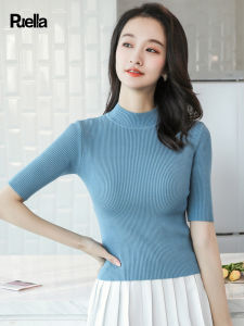 puella | Áo Thun Bám Sát Chất Liệu Lụa Đá Dùng Làm Quần Áo Trong