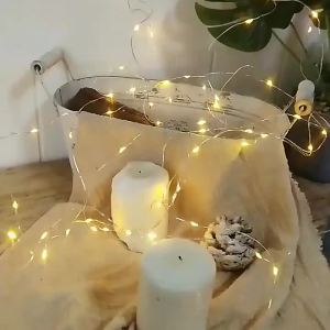 1/2/5/10M Battery Powered Fairy Light String Led String Light for Bedroom Garden Party Bedroom Wedding Christmas Decoration