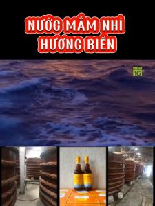 01 thùng 6chai nước Mắm cá cơm Hương Biển 60 độ