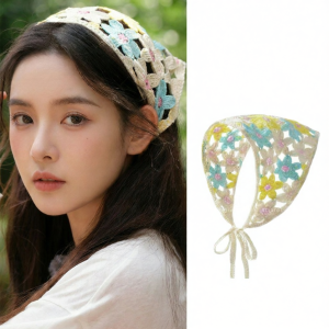 PINK EMPRESS | Vintage Triangle Scarf Headband