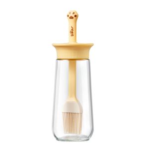 Bear | Oil Sprayer & Brush Oil Bottle with Leak Prevention for Kitchen Use