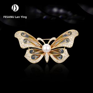 FESANU | Bohemian Style Womens Clothing Accessory Crystal Pin for Birthdays