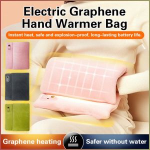 Electric Graphene Heating Hand Warmer USB Rechargeable Hand Warmer Office Car Outdoor Heating Pad Small Electric Blanket