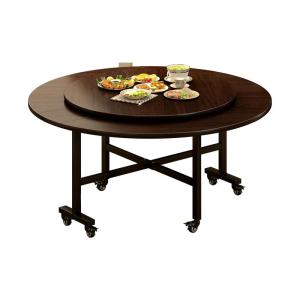 ZHUSHANXIA | Portable Foldable Round Dining Table