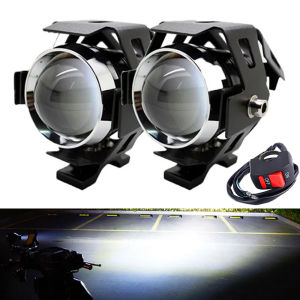 Moto รีไซเคิลไฟหน้าด้านหน้า Foglight U5 12V LED เลนส์สปอตไลท์โปรเจคเตอร์ Moto สําหรับ Benelli TRK502 X TRK 502X 2021 TRK 502