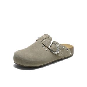 BELLE | Dép Nam Casual Tròn Mũi Bít