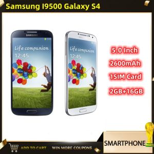 Original Samsung I9500 Galaxy S4 I9505 Quad Core 5.0 Inch 2GB RAM 16GB ROM 13MP Camera Unlocked Android NFC WIFI Mobile Phone