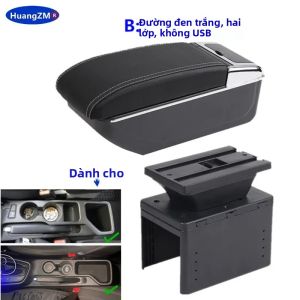 Hộp Để Tay Hyundai I20 Bằng Da/nhựa ABS Phụ Kiện Nội Thất Ô Tô Dành Riêng Cho Các Mẫu Xe Năm 2021-2023 Lắp Đặt Thay Thế