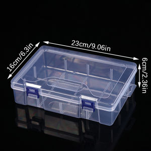 № Transparent Plastic Storage Box For Small Component Jewelry Tool Box Bead Pills Organizer Nail Art Tip Case Container