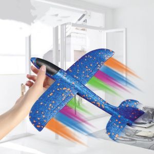 35CM Children Hand Throw Flying Glider Planes Toys Kids Foam Aeroplane Model Children Outdoor Fun Toys Hot Whells Toy Plane