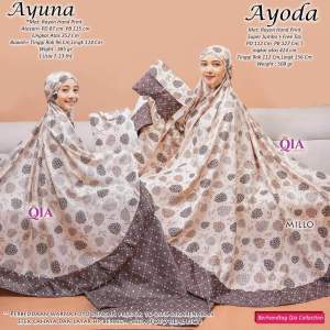 [QIA COLLECTION] MUKENA COUPLE AYUNA AYODA BY QIA COLLECTION MUKENA IBU ANAK MOTIF TERBARU MUKENA KEMBARAN KEKINIAN MUKENA LEBARAN 2025 MUKENA KEKINIAN