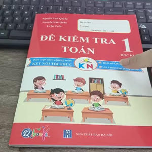 Sách - Đề Kiểm Tra - Toán Lớp 1 - Học kì 2 - Kết Nối (Qbooks)