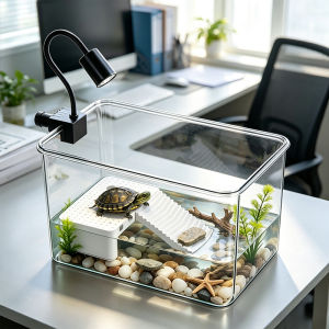 Mabalo | Aquarium for Goldfish Turtle and Mixed Breeding Small All-in-One Tank