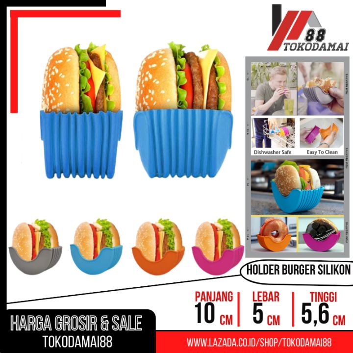 Tempat Makan silikon Burger atau donut