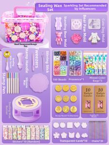 GEXINGYUE | Gift Boxed Deluxe Wax Seal Toy Set For Girls Aged 10
