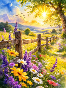 HUACAN Diamond Mosaic Kits Sunset Landscape Handicrafts 5d Diy Diamond Painting Kits Nature Tree Flower Decoration For Home
