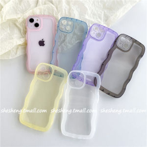 เคสโทรศัพท์ซิลิโคนป้องกันการตกหล่นแบบครอบคลุมเต็มรูปแบบสำหรับ Samsung S22/S21/S24/S25 Galaxy S23 ขอบคลื่นชายหาดแบบอเนกประสงค์