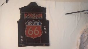 เสื้อกั๊กยีนส์ Four Seasons สำหรับขี่มอเตอร์ไซค์ชาย 2502* กระบวนการทำให้กับคลาสสิกของคุณ