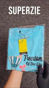 Kaos Anak Laki-Laki Lengan Panjang Umur 1-8 Tahun Motif PJ FREEDOMSKY BIRU Bahan Katun Premium 30s