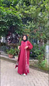 Gamis Dewasa Terbaru Safira Dres Crinkle Airflow Aplikasi Bordir M L XL XXL 3XL Dress Kondangan Wanita Simple Elegan Baju Muslim Remaja Perempuan Ootd Hijab Kekinian Fashion Muslimah Busui Friendly Warna Maroon Hitam Navy