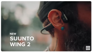 SUUNTO WING 2 หูฟัง Open Ear Silicone + Titanium Alloy กันลมได้ 30Km ประกันศูนย์ 2ปี