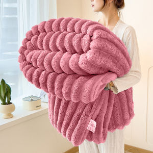 Thick Warmth Rabbit Fleece Blanket