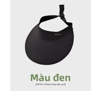 Mũ Nón Chống Nắng Không Đường May Mái Rộng Gấp Được