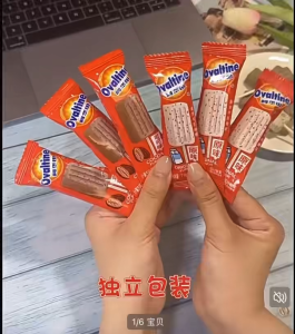 Ovaltine Malted Milk Lollipop Cocoa Flavor 8p