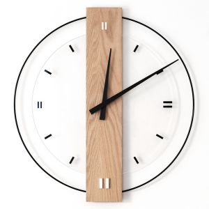 Silent Large-sized Nordic Minimalist Creative Home No-hole Modern Decor Clock