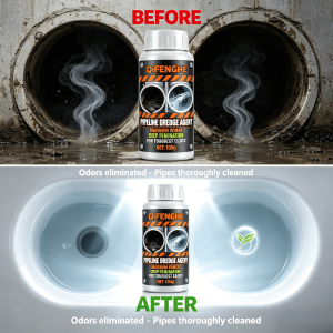 Pipeline Dredge Agent Powerful Deep Dredging Powder for Household Drain Unblocking Odor Eliminator for All Pipes