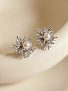 YISHU | Luxury Small Pearl Earrings Ear Accessories