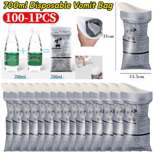 100-1PCS Urine Bag Outdoor Emergency Urinate Bags 700ml Disposable Travel Mini Mobile Toilet Vomit Bag Portable Urine Bag