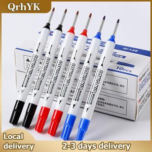 QrhYK Double-Pointed Marker Pen Deep Hole Metal Bathroom Woodworking Tile Screw Deep Hole 20mm Dash Pen Marker Pen
