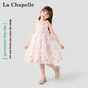 puella kids | Đầm Công Chúa Phong Cách 3D Hoa cho Bé Gái