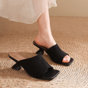 DIANCHA | Vintage French Style Open Toe High Heel Sandals