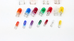 Bóng đèn T10 sợi đốt halogen xin nhan vàng cam đỏ xanh tím hồng