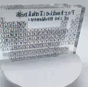 Ornamen Tabel Periodik Bahan Akrilik Untuk Dekorasi Rumah Dan Sekolah