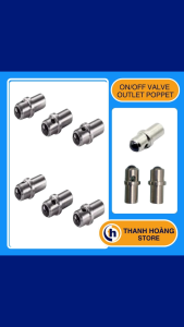 Đầu chặn van 1 chiều - Outlet Popet - Phụ tùng máy cắt tia nước (WaterJet CNC)