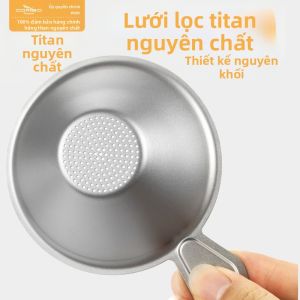 Bộ Lọc Trà Chống Khuẩn Bằng Titanium Bền