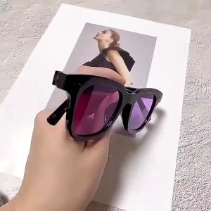 GU Kacamata Hitam Korea Fashion Kecil Permen Warna Kacamata Wanita Pria Fashion Small Candy Color Sunglasses K34 2012