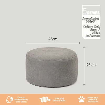 WEIWU | Soft Fabric Footrest Stool Home Use Shoes Changing
